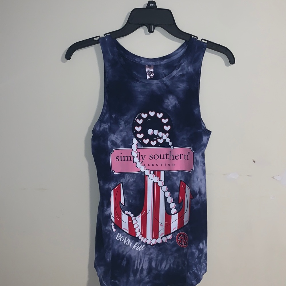 Simply southern Fourth of July tank top